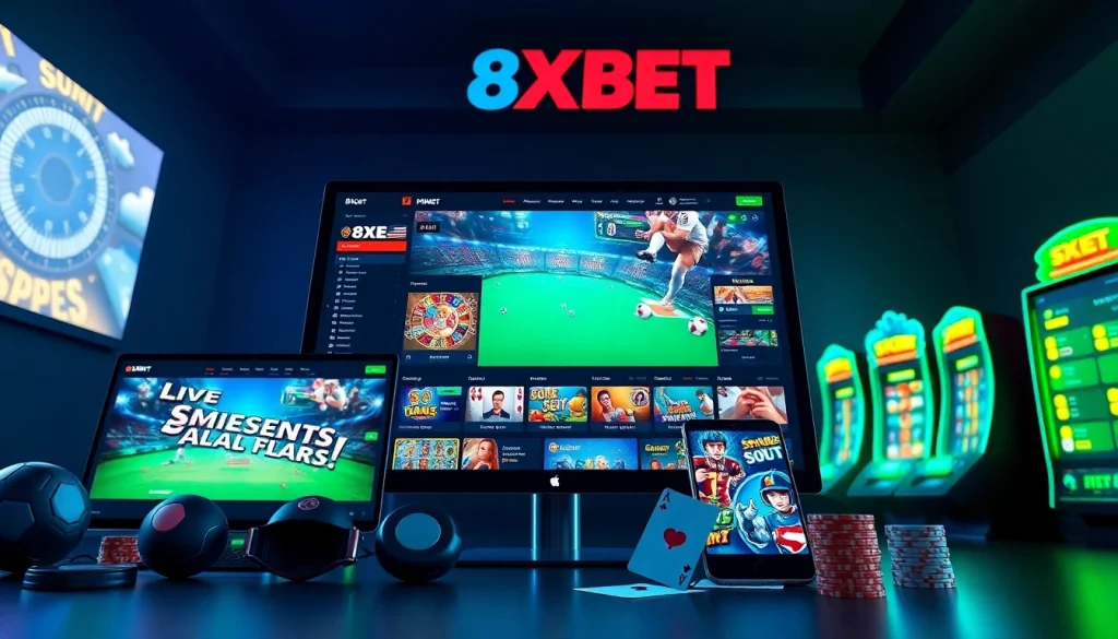 Experience the excitement of online betting at 8xbet.com.se with vibrant gaming visuals and a trustworthy interface.