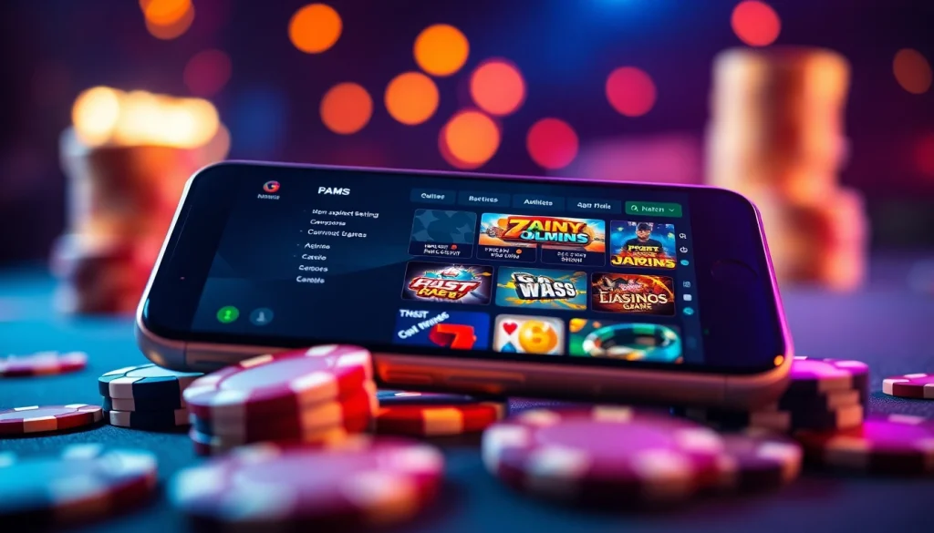 Explore bk860s.com with a modern smartphone interface showcasing engaging gaming options and vibrant colors.