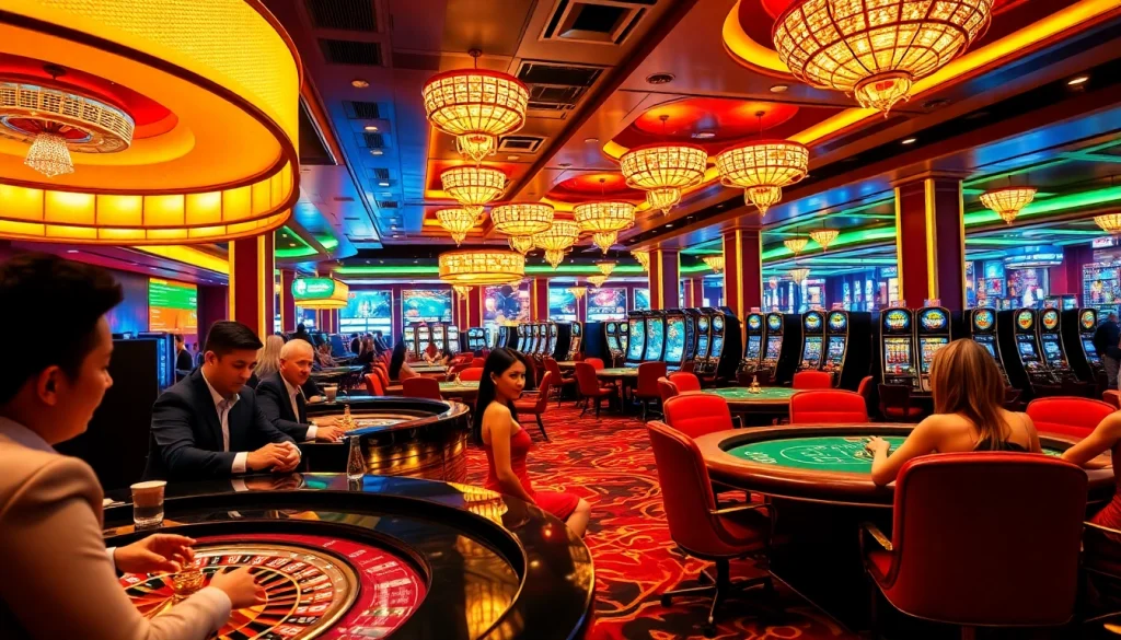 Excited players enjoying an unforgettable gambling experience at UU88 casino tables.