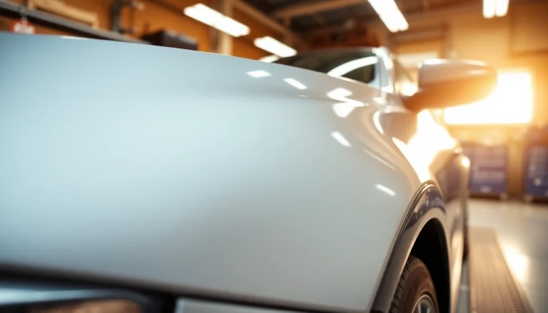 PPF Chattanooga installation showcasing a sleek vehicle highlighting its glossy protective finish.