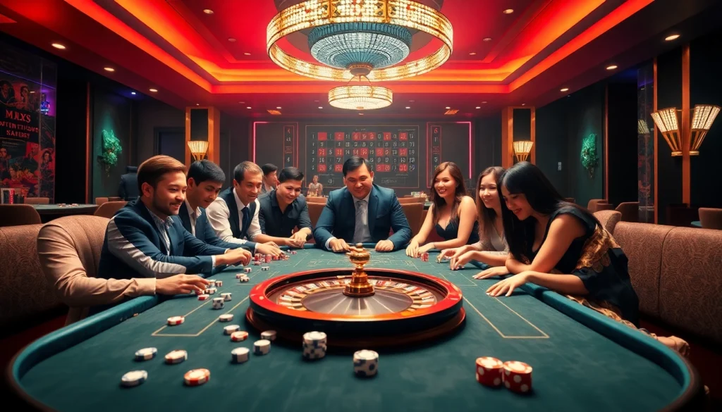 Experience thrilling gaming at Nhà cái MV88 with vibrant casino visuals and professional play.