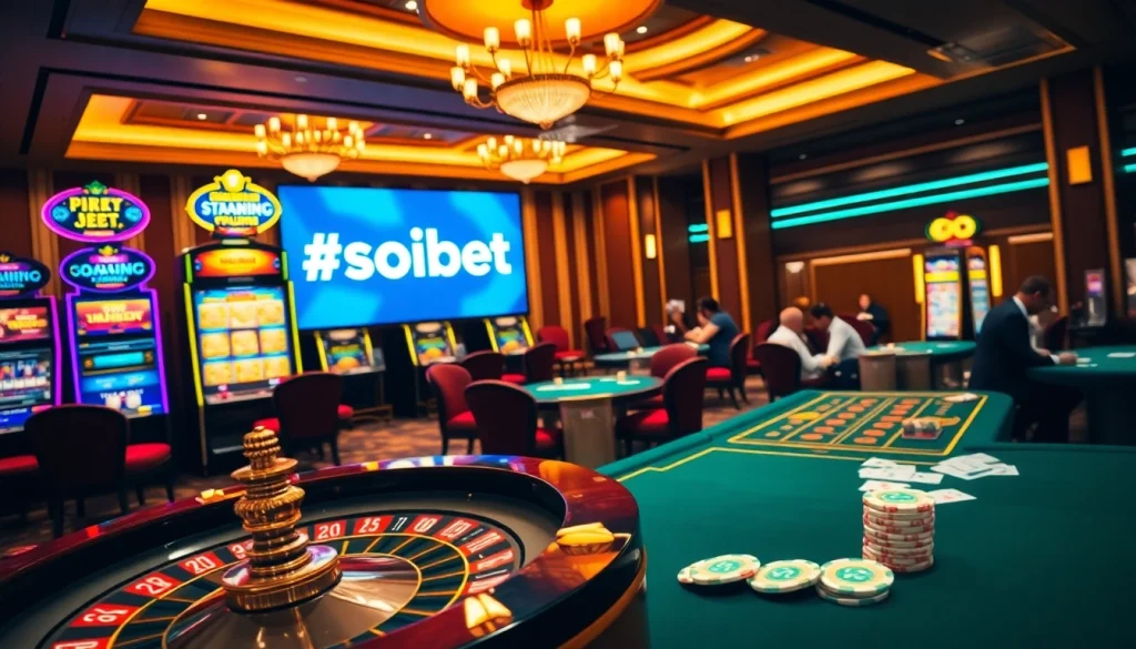 Experience the thrill of เว็บ soibet with vibrant casino gaming visuals.