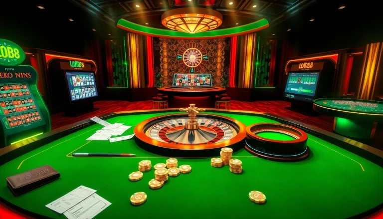 Experience high-stakes betting action at https://lode88.auction/ with vibrant casino gameplay.