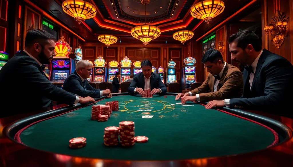 Winning strategies at 98win vip poker tables showcasing high-stakes gaming excitement