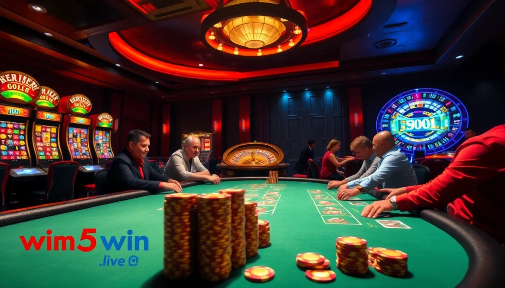 Engage in thrilling poker and slots at win55win.live's luxurious casino experience.