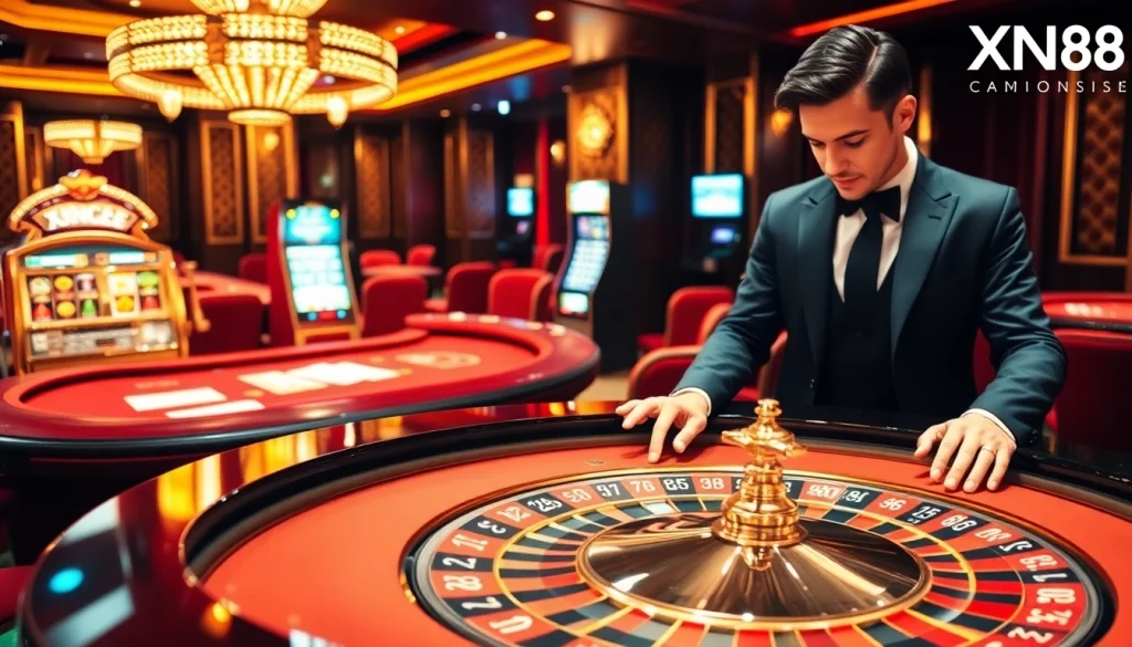 Experience the excitement of XN88 with vibrant casino games and luxury ambiance.