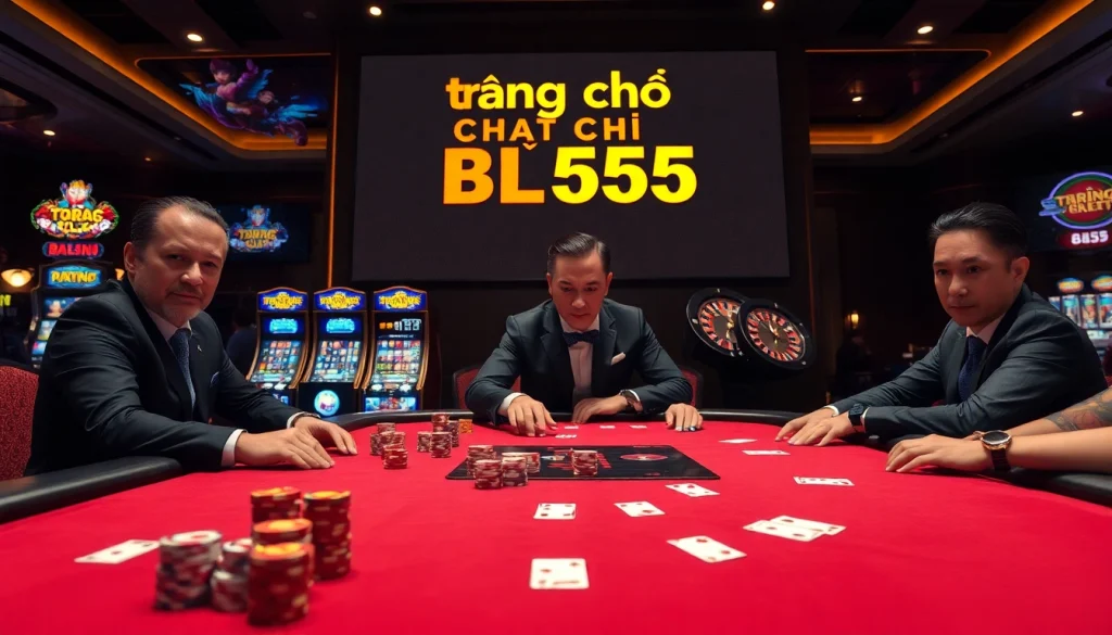 Experience the excitement of a high-stakes game at trang chủ BL555 casino.