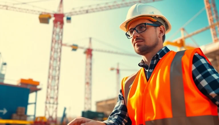 Engaging construction safety training session with worker highlighting best practices.