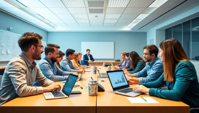Suasana kelas inovatif di Akademi Produk Tandem yang berfokus pada pelatihan teknologi surya88.