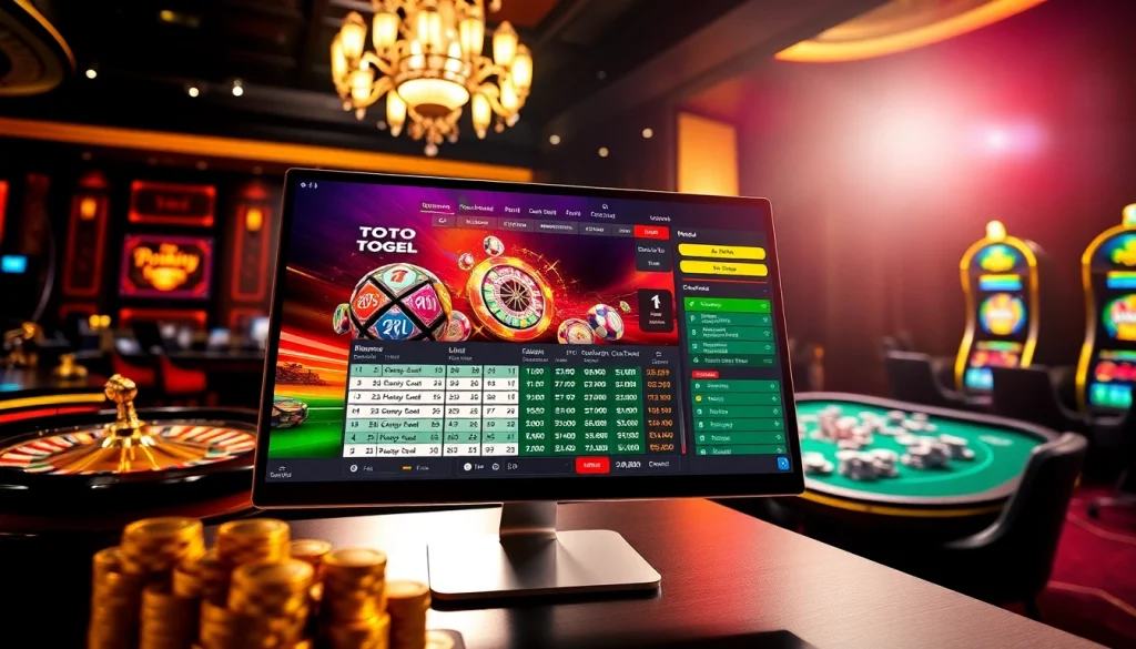 Rasakan kegembiraan toto togel di platform perjudian online yang dinamis.