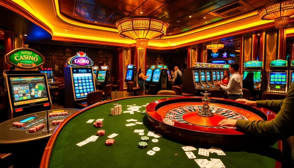 C168 casino players celebrating wins at a luxurious poker table with vibrant chips.