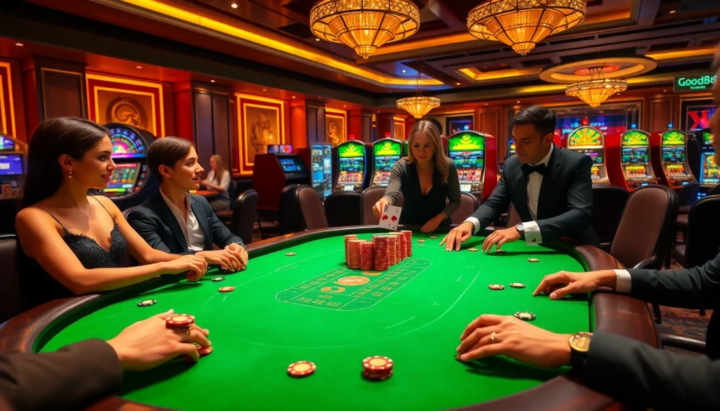 Experience high-stakes excitement at good88 with a vibrant poker scene and roulette.