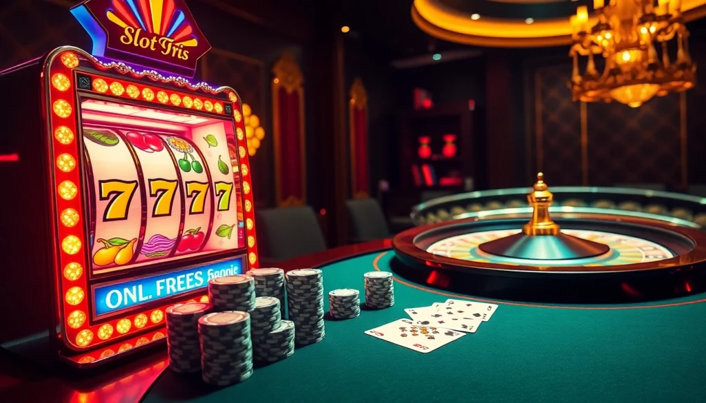 Slot Qris menawarkan pengalaman bermain yang menarik dengan slot berwarna-warni dan elemen kasino mewah